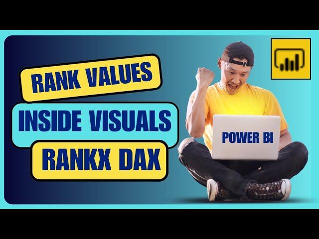 Rank Values In Visual In Power BI | RANKX Function In DAX