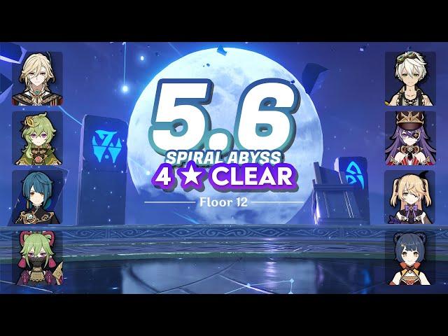5.6[1] Abyss [4 Star Only - Clear] 4 Star Weapons & Characters