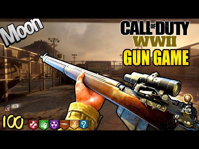 GUN GAME in The MOON Spawn Room (WWII Weapons)