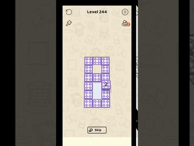 Stack Blocks 3D Level 244 Walkthrough