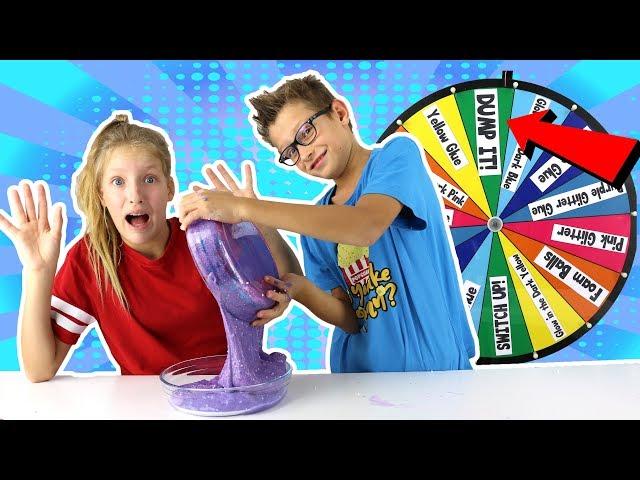 Mystery Wheel of DUMP IT Slime Challenge!!!