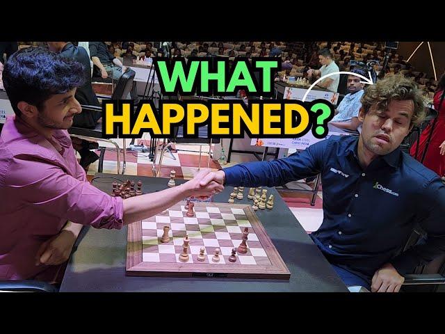 Why did Carlsen and Vidit react the way they did after the game? | Tata Steel Chess India 2024