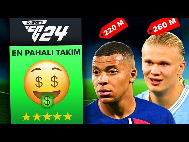 EN PAHALI TAKIMI KURDUM ve REBUILD YAPTIM! // FC 24 KARİYER MODU