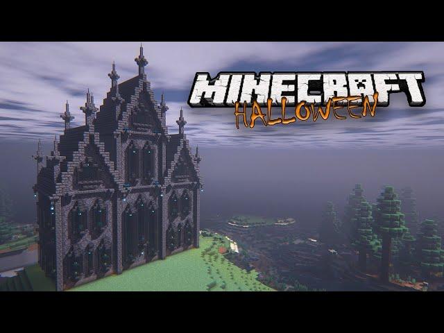 Gothic Mansion Tutorial  |  Halloween Minecraft Creative 1.20  |  EP. 12