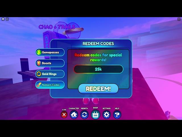 Sonic Speed Simulator Codes