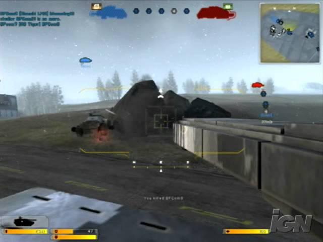 Battlefield 2142 PC Games Gameplay - Tank Sniping