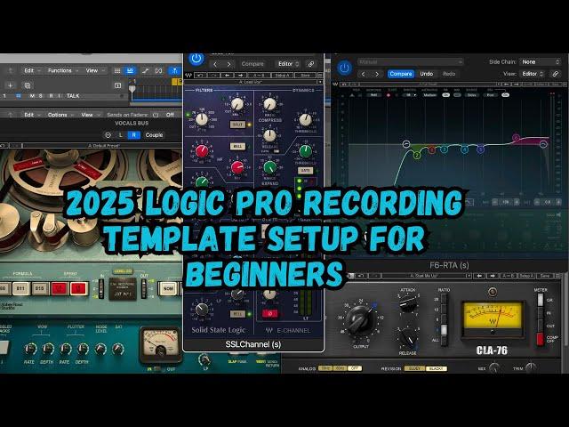 2025 Logic Pro Tutorial For Beginners (How To Create A Recording Template)