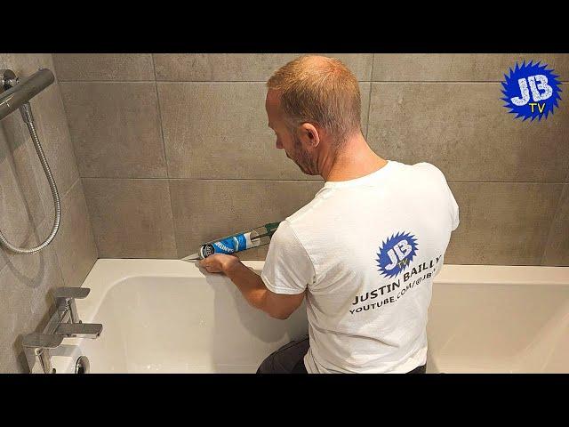 How To Silicone Seal a Bath Using Geocel Trade Mate Sanitary Seal