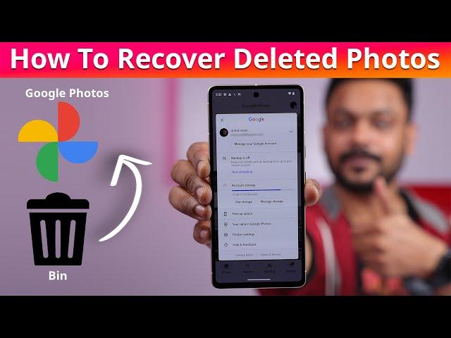 How to recover deleted photos from Google Photos