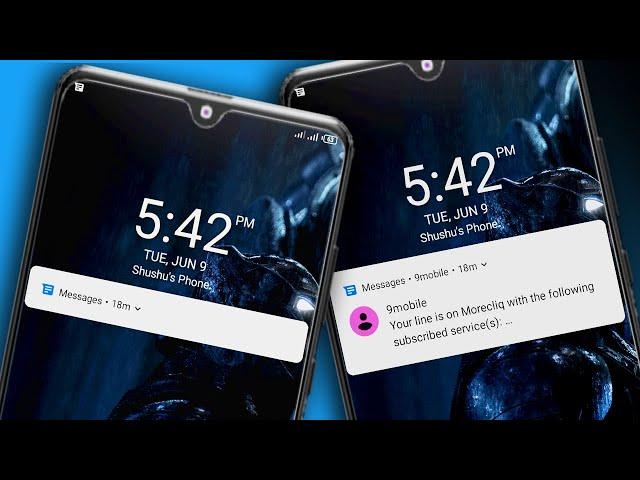 How To Show or Hide Text Messages On An Android Lock Screen - Show Or Hide Notifications