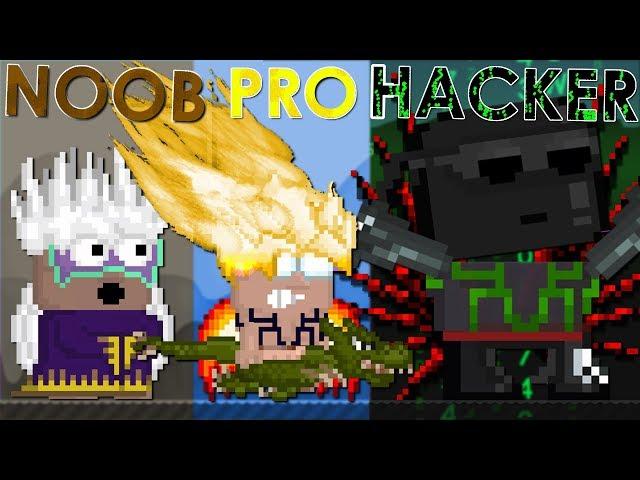 NOOB vs PRO vs HACKER - Growtopia