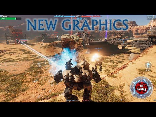 War Robots - New Graphics - Canyon - Steam Gameplay