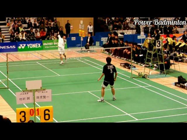 Badminton Mad Moment ？| Kenichi Tago vs Jun Takemura | Nice Angle | Power Badminton