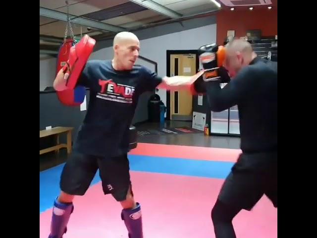 Kickboxing Pad Work Drills for Speed and Power with David Breed