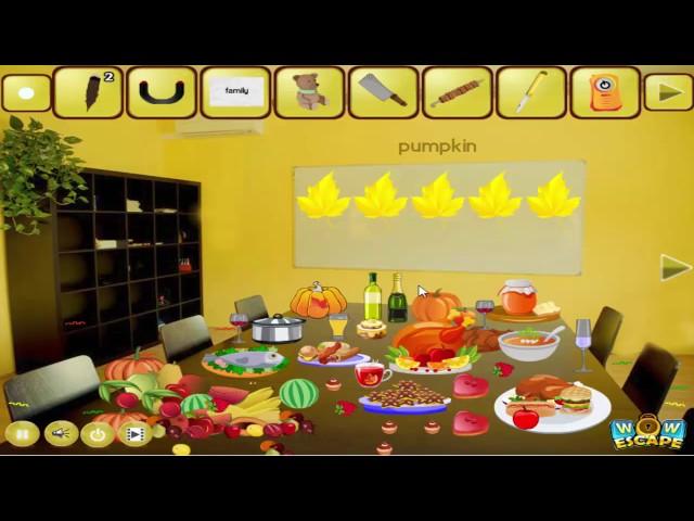 Wow Great Thanksgiving Escape walkthrough Wowescape