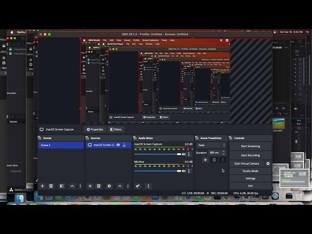 How To Record Screen On Mac For Free  In OBS Studio