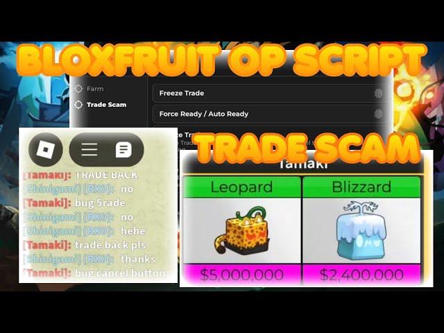 TRADE SCAM SCRIPT  BLOXFRUIT | BF OP SCRIPT |OP SCRIPT| FREE FRUITS | MRXVER0