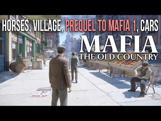 MAFIA: The Old Country- HORSE RIDING, KNIFE DUELS, and MORE VINTAGE CARS. Gameplay Details Mafia 4