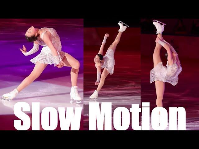 Kamila Valieva Slow Motion 'Dancing on Glass' Battle of Figure Skating Schools 2nd stage