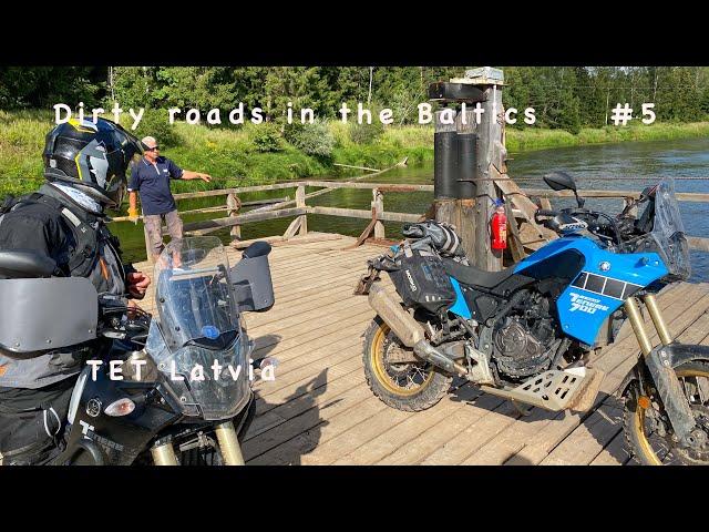 Dirty roads in the Baltics on Yamaha T7 #5