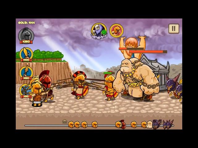 the last level of Heroes of Myths: Warriors of Gods on Kizi