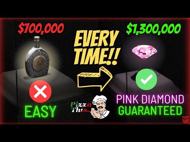 UPDATED METHOD! How to get PINK DIAMOND EVERYTIME in Cayo Perico Heist GTA Online 2024! PC/PS4/XBOX