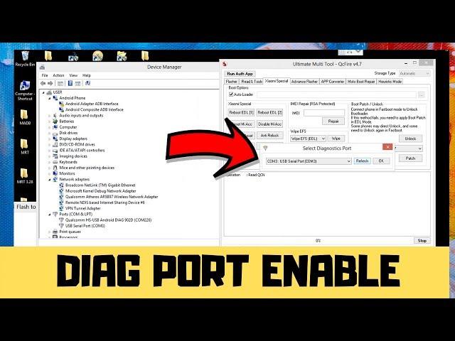 [ Xiaomi Diag Port Enable ] Any Model 2020 New Method | Imei Repire Easily