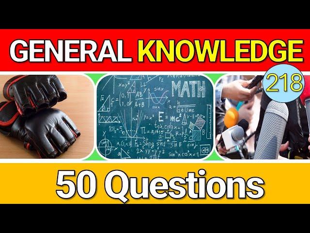 Dare to Test Your Brainpower?  |  General Knowledge Quiz Challenge 2024! Quiz #218