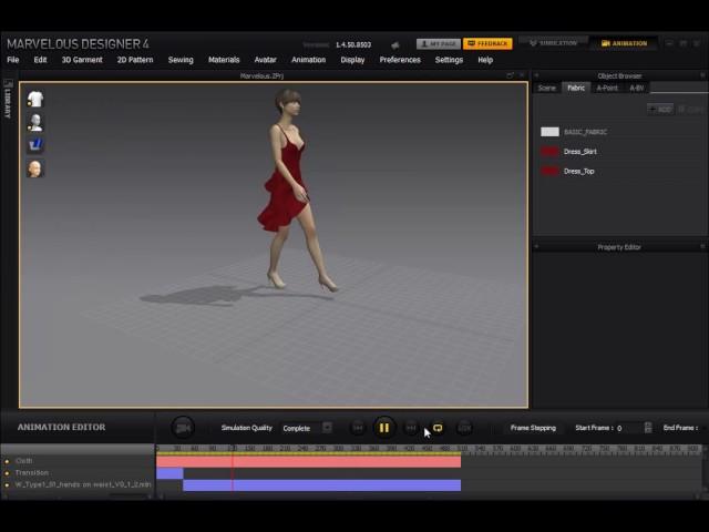 Одежда в Marvelous Designer и CLO3D. Урок №1. Анимация ткани. (Рафаэль Кусаматов)