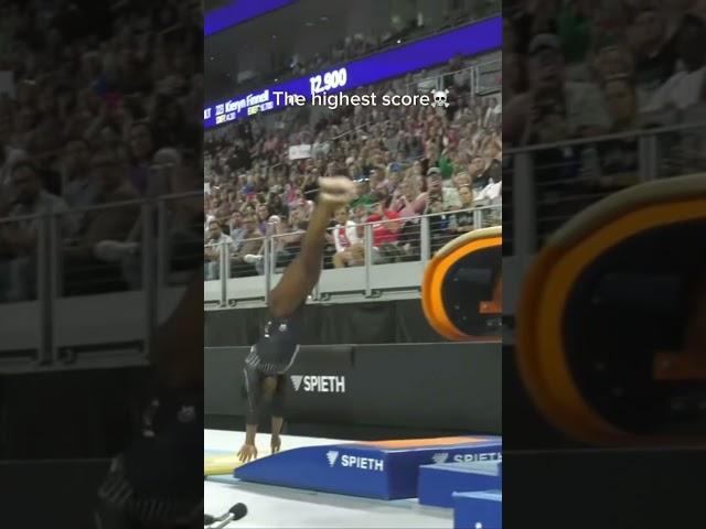 Simone biles is insane#gymnastics#olympics