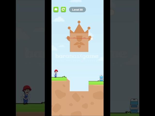 Toilet Time Travels : Slicing Level 30 !" #shorts #game #funny #viral