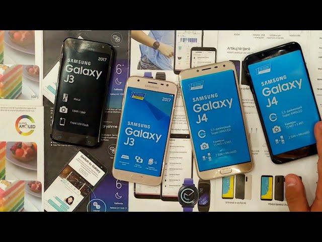 Samsung Galaxy J3 2017 vs Samsung Galaxy J4 2018