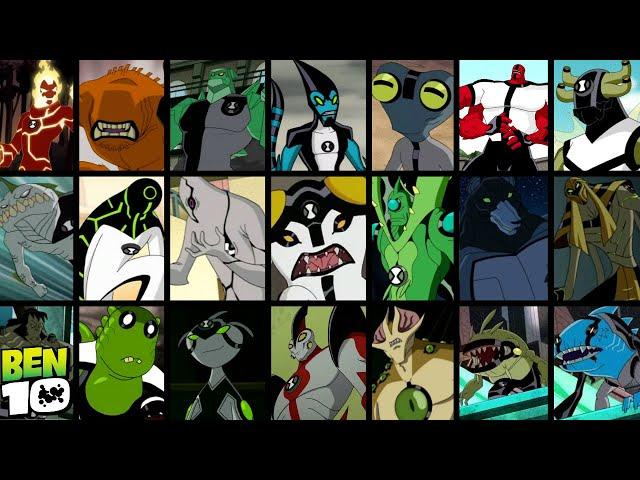 EVERY ALIEN TRANSFORMATIONS IN ORIGINAL SERIES | BEN 10