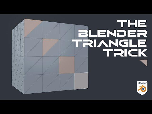 The Blender Triangle Trick (Topology Tutorial)