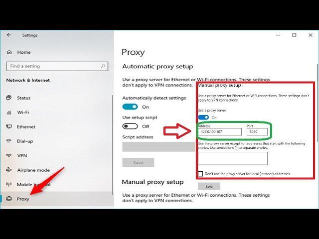 How To Setup & Manage Proxy Server Settings in Windows 10 || PROXY SERVER Settings in Google Chrome