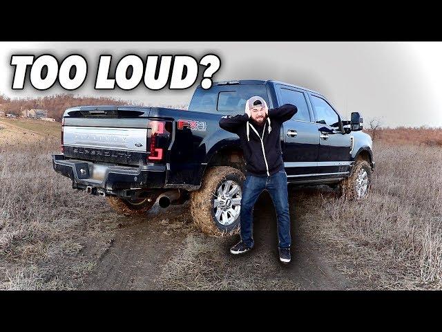 F250 6.7 Powerstroke 5 inch Exhaust - Too Loud For Daily Driving?