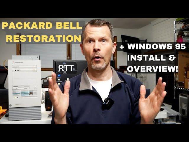 Packard Bell Restoration + Windows 95c Complete Install and Overview!