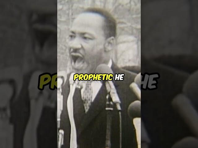 Martin Luther King Jr ’s Prophetic Final Sermon Before His Death