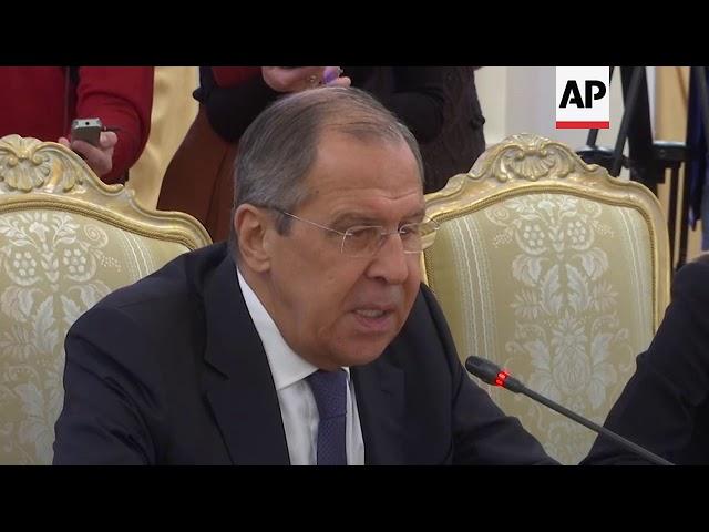 Russian FM Lavrov meets his Pakistani counterpart