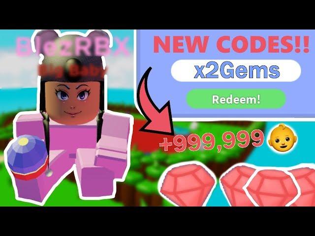 NEW CODES IN BABY SIMULATOR | FREE GEMS AND HAPPINESS (ROBLOX)