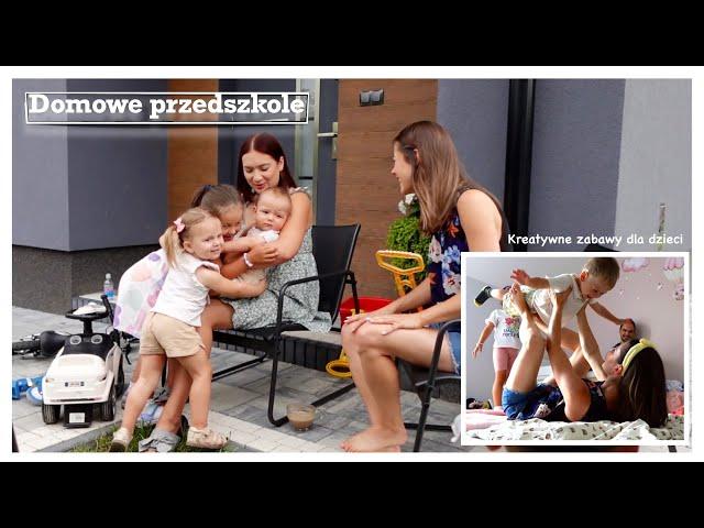 VLOG: DOMOWE PRZEDSZKOLE | POMYSŁY NA ZABAWY Z DZIEĆMI