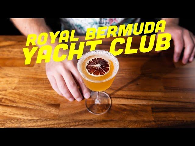 The ROYAL BERMUDA YACHT CLUB cocktail - rum & more rum