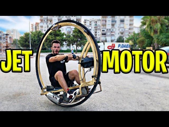 TEK TEKERLİ MOTOR YAPTIK!!