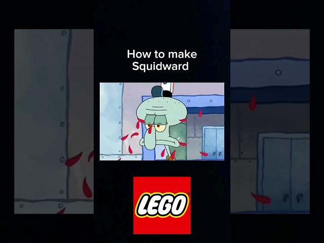 How to make Squidward out of LEGO