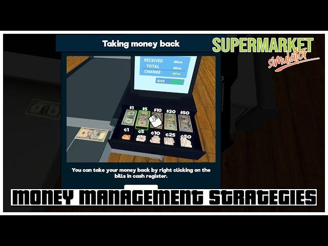 Supermarket Simulator Day Two - Money Management Strategies 2024 | Ogygia Vlogs