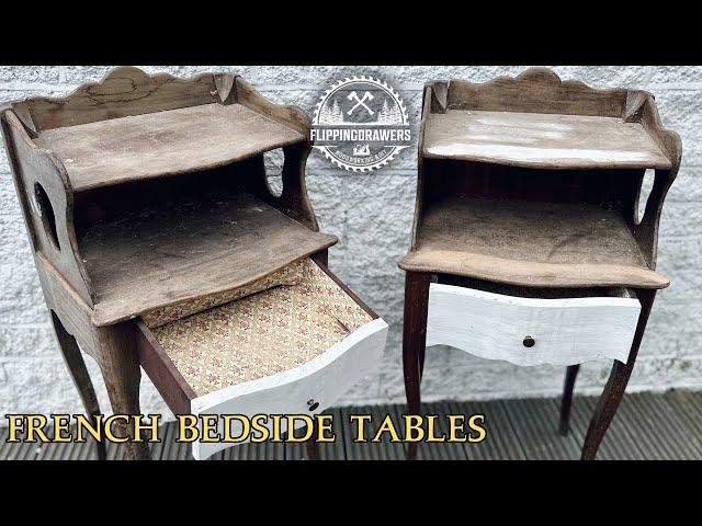 Antique French Bedside Tables - Restoration