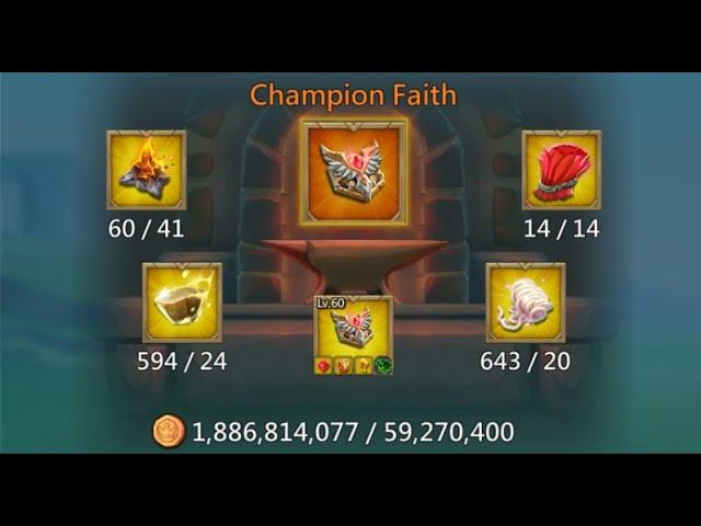 Lords Mobile - $10,000 CHAMPION FAITH TO MYTHIC!