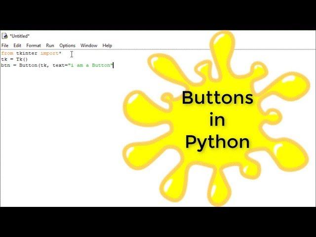 How to Make a Button in Python: 4 lines of code!