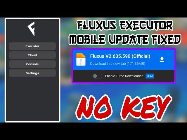 [Working] Fluxus Executor Mobile New Update Released | Latest Version Fluxus Executor v635