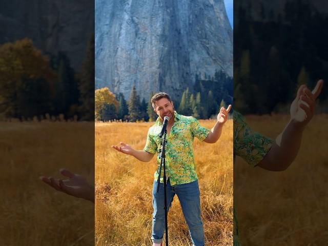 Singing ‘Perfect’ by Ed Sheeran in the heart of Yosemite. No matter the storms or fires around is…